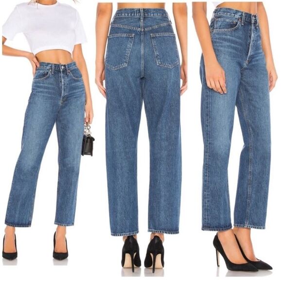 AGOLDE Denim - AGOLDE 90s High Rise Loose Fit in Placebo